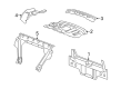 Cadillac CTS Floor Pan Diagram - 22838887