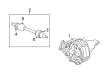 Cadillac SRX Differential Diagram - 19178783