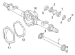 Chevy K3500 Axle Shaft Retainer Diagram - 341511