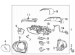 Chevy Bolt EUV Car Mirror Diagram - 42800083