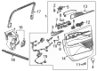 Cadillac ESCALADE IQ Power Window Switch Diagram - 86572721