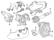 Chevy Traverse Steering Column Cover Diagram - 26538166