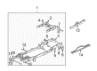 Chevy Silverado 2500 HD Classic Axle Beam Diagram - 15057775