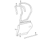 Oldsmobile Aurora Door Moldings Diagram - 25686072