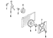 Buick Cooling Fan Bracket Diagram - 22054218