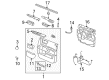 Hummer Armrest Diagram - 15794328