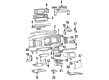 Buick Glove Box Diagram - 22581755