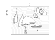 Buick Car Mirror Diagram - 22902664