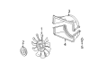 GMC Sierra 1500 Fan Shroud Diagram - 15707564