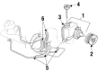 Oldsmobile Intrigue Power Steering Hose Diagram - 26064183