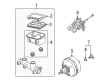 Chevy Express 2500 Brake Master Cylinder Diagram - 19236088