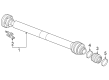GMC Canyon Drive Shaft Diagram - 84521716