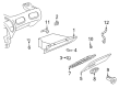 Pontiac Glove Box Diagram - 25655693