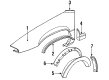 Pontiac Grand Prix Fender Splash Shield Diagram - 12521586