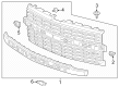 Chevy Silverado 1500 LTD Grille Diagram - 84401129