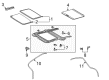 Pontiac Vibe Sunroof Diagram - 19184131