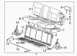 Chevy Silverado 1500 LD Seat Covers Diagram - 84550049