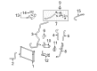 Cadillac STS Cooling Hose Diagram - 89025033