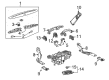 Cadillac SRX Air Deflector Diagram - 25772306
