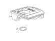 Chevy Silverado 3500 HD Engine Cover Diagram - 20989145