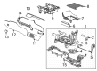 Chevy Tahoe Center Console Diagram - 86560509