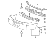 Chevy Impala Bumper Cover Diagram - 19120961