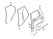 Chevy Aveo Door Moldings Diagram - 96541726