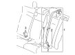 Chevy Volt Seat Belt Diagram - 19260765