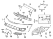 Chevy Caprice Bumper Cover Diagram - 92288105