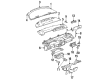 Chevy Lumina APV Glove Box Diagram - 10191321