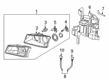 Chevy Suburban 1500 Headlight Diagram - 10396912