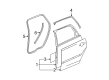 Chevy Malibu Door Seal Diagram - 15139464