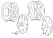 Saturn Aura Wheel Cover Diagram - 9597706