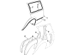 Oldsmobile Firenza Door Moldings Diagram - 20641359
