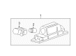 Cadillac Light Socket Diagram - 13251936
