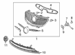 Buick Regal TourX Emblem Diagram - 9056279