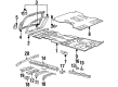 Chevy Lumina APV Floor Pan Diagram - 12513090