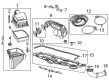 Cadillac Air Filter Box Diagram - 84964491