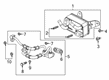 Chevy Silverado 1500 LTD Automatic Transmission Oil Cooler Line Diagram - 24289109