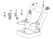 Buick LaCrosse Seat Belt Diagram - 19301304