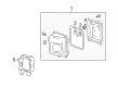 Chevy Suburban 1500 Fog Light Bulb Diagram - 10346260