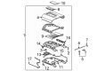 GMC Yukon Center Console Latch Diagram - 84947724