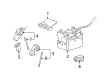 Chevy Silverado 2500 HD Yaw Sensor Diagram - 20967462