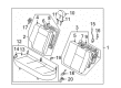 Pontiac G3 Seat Covers Diagram - 96890878
