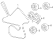 Chevy Impala V-Belt Diagram - 12596249
