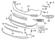 GMC Acadia Bumper Cover Diagram - 84286370