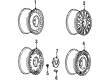 Cadillac Lug Nuts Diagram - 9593551