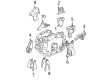 Chevy Malibu Motor And Transmission Mount Diagram - 22624648