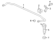 Chevy Equinox Sway Bar Link Bushing Diagram - 20803840