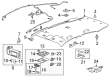 Chevy Interior Door Handle Diagram - 95025625